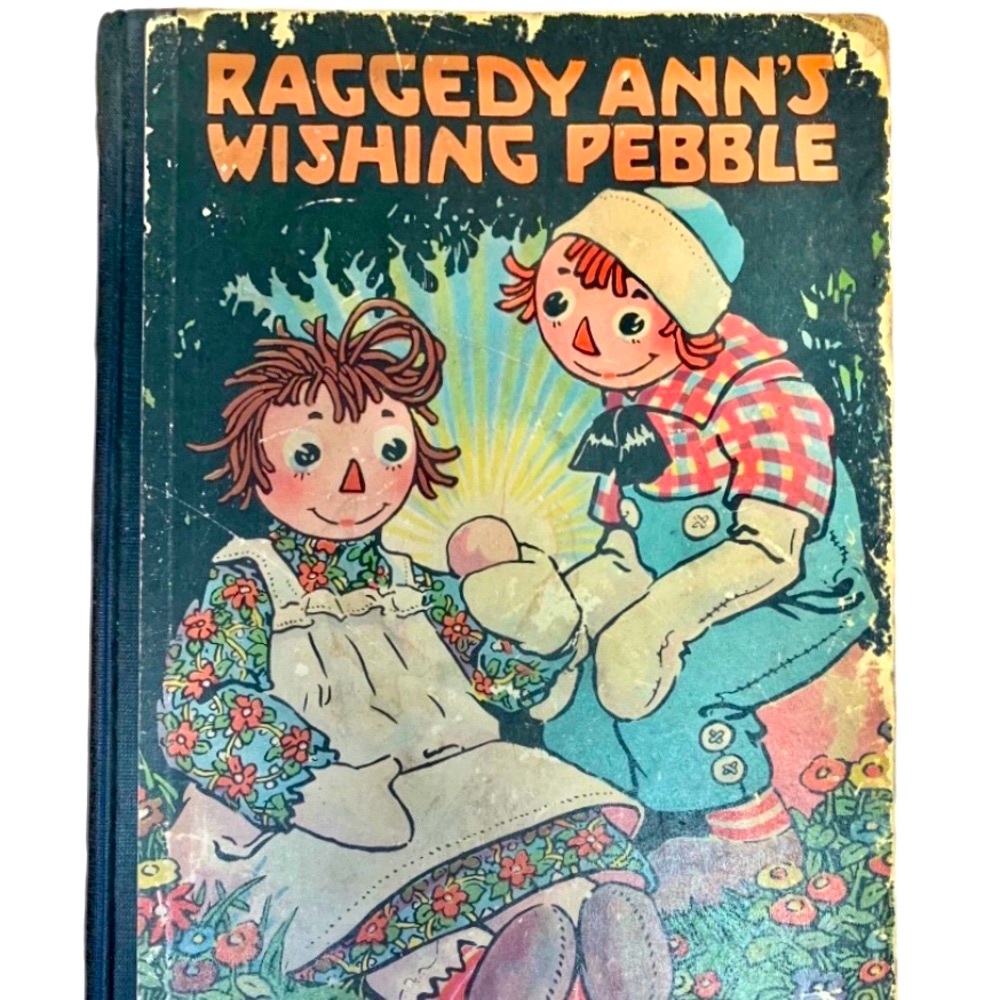 🤩Vintage 1930's Raggedy Ann's Wishing Pebble Book
